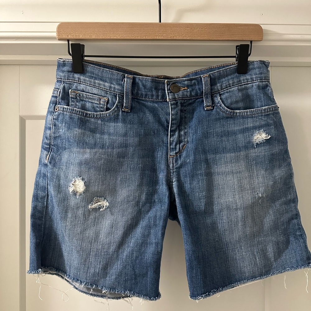 Joes Jeans - Jean Shorts Denim Cut Off Mid Rise Medium Wash Frida Distressed